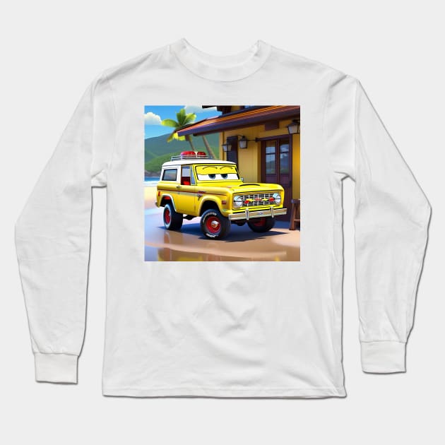 Bronco Long Sleeve T-Shirt by CreativePhil